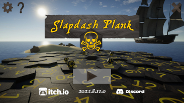 Slapdash Plank Title Screen